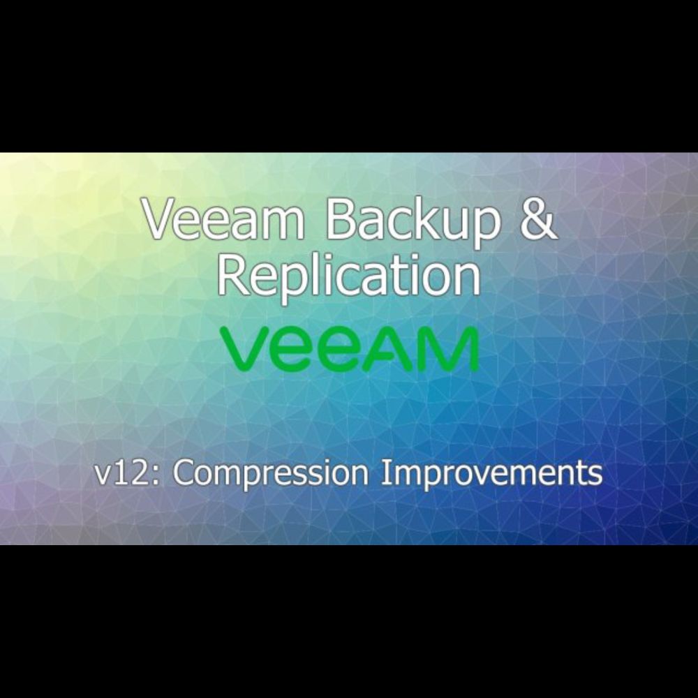 Veeam Backup & Replication: v12 Compression Improvements