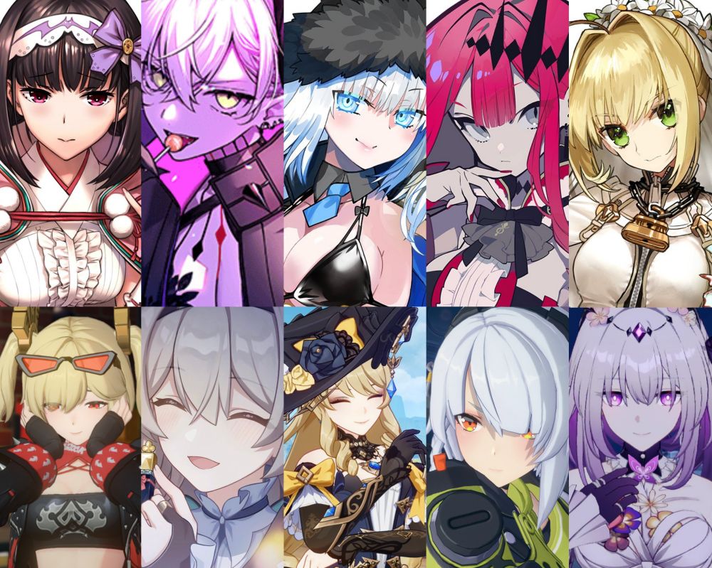 刑部姫、リリス、ドブルイニャ・ニキチッチ、バーヴァン・シー、ネロ・ブライド、バーニス・ホワイト、ホタル、ナヴィア・カスパール、アンビー・デマラ、キャストリス