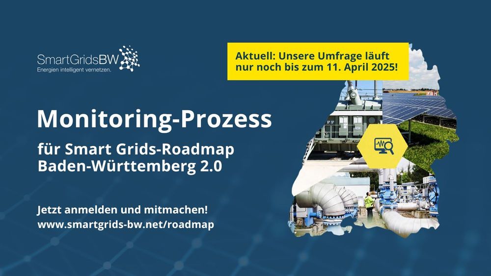 Ein blau-weißes Poster mit einer Karte und gelbem Text