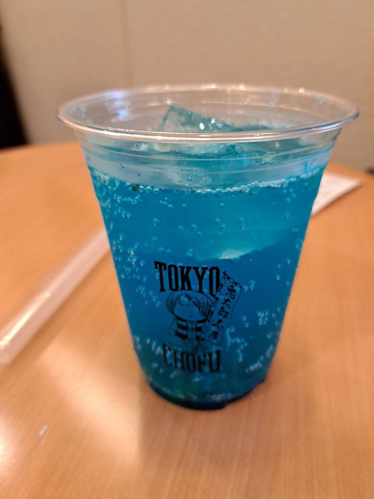 鬼太郎茶屋コラボの鬼太郎ソーダ