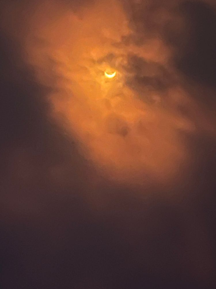 A photo of the Solar Eclipse 