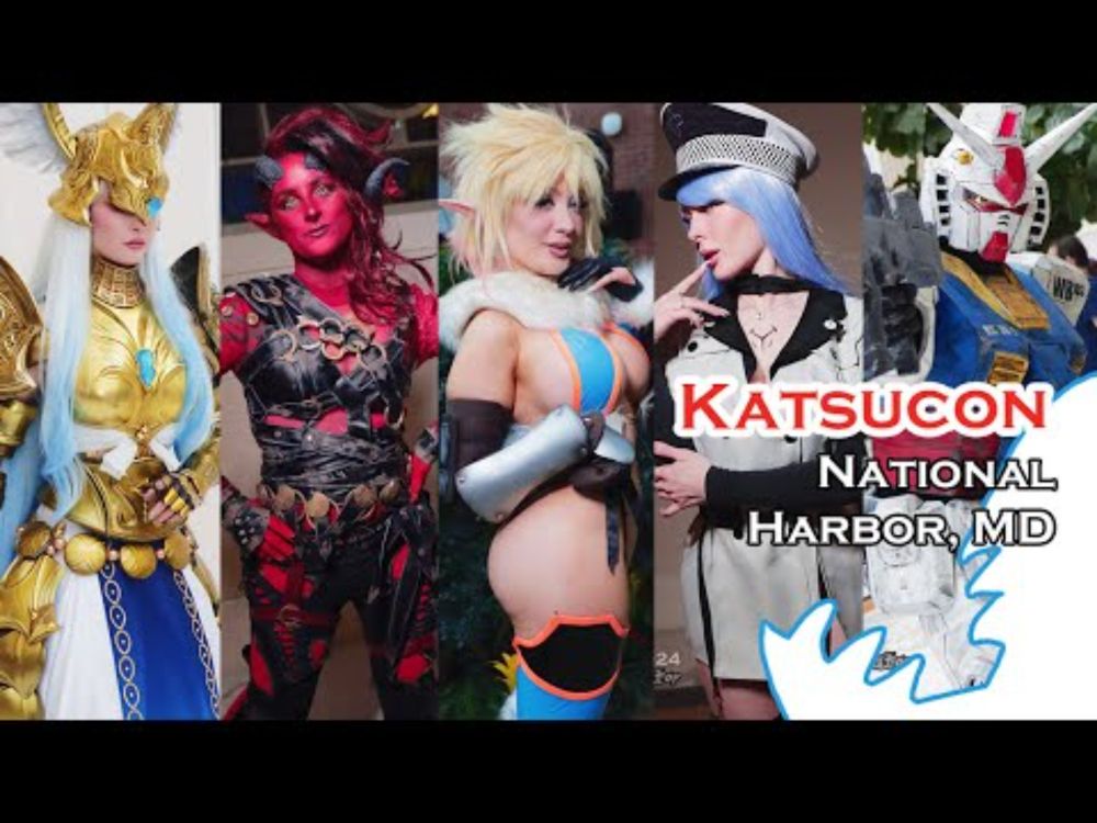 WELCOME TO KATSUCON 2024 COSPLAY MUSIC VIDEO: ANIME COMIC CON VLOG NATIONAL HARBOR, MARYLAND DC
