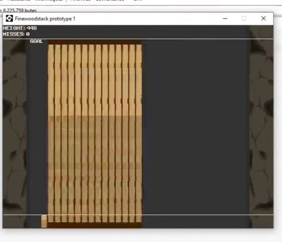 a screenshot of the window from the above video with a giant vertical smear frame going from top to bottom