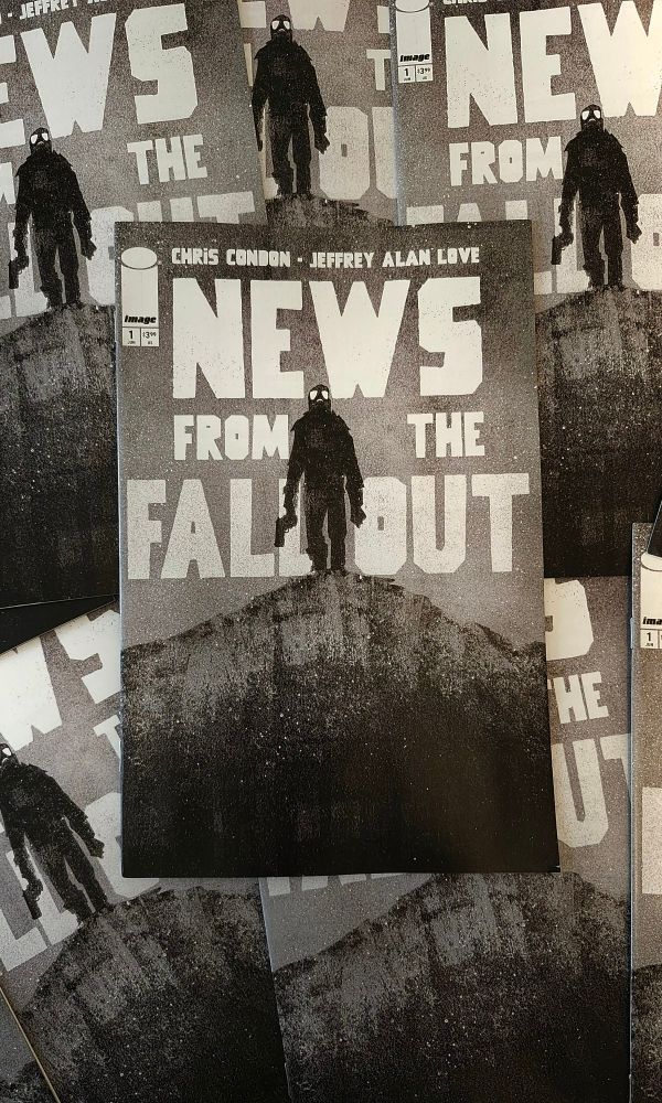 Comp copies of issue one of NEWS FROM THE FALLOUT.