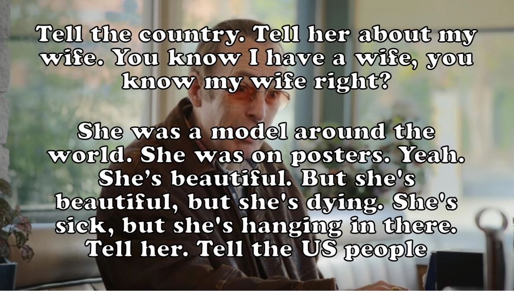 ITYSL meme of Cranston talking about his wife being terminally ill