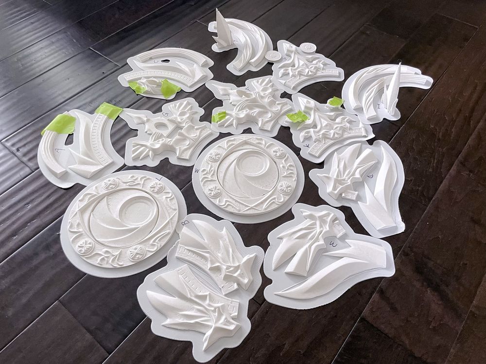 All 3D printed in PLA