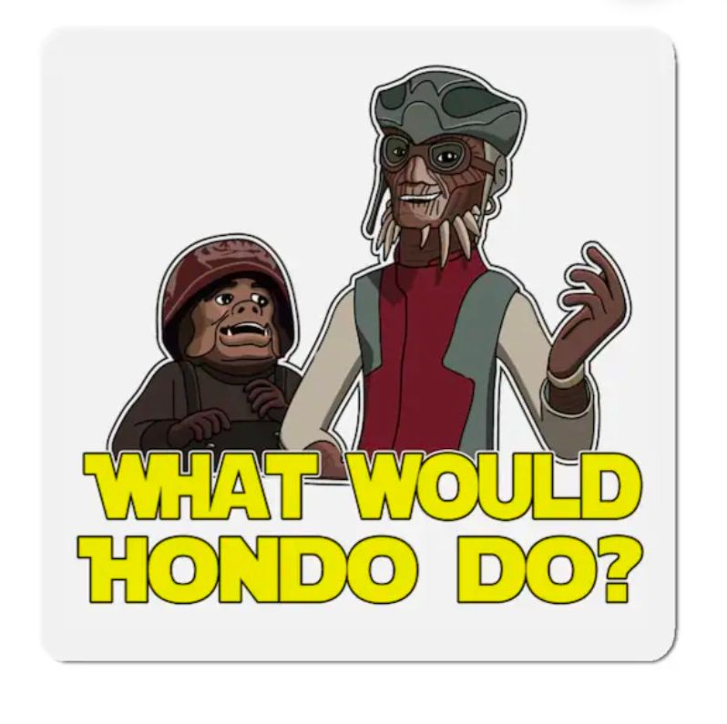 HELLO MY FRIENDS! A PICTURE SHOWING I, HONDO OHNAKA, TRUSTED BUSINESSMAN AND TRADER ALONG WITH MY GOOD FRIEND WHOSE NAME I CANNOT RECALL AT THIS JUNCTURE. THE SLOGAN SUGGESTS TO THINK TO YOURSELF "WHAT WOULD HONDO DO" AND BELIEVE THIS TO BE EXCELLENT AND PROFITABLE ADVICE. AND YOU CAN TRUST ME. 