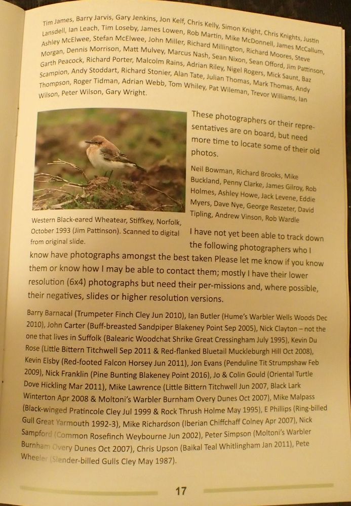 The third page of an article about Cley and Norfolk Rare Bird Archive taken from The Norfolk Natterjack