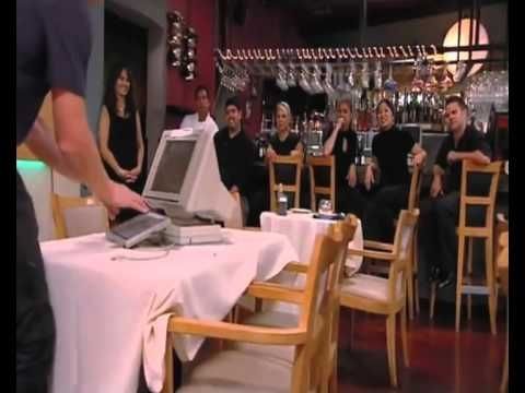 Gordon Smashes A Computer With A Basebal Bat | Kitchen Nightmares