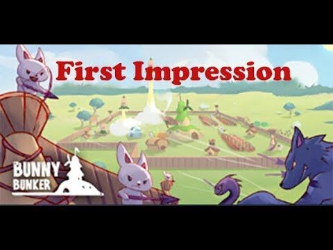 Launching Bunnies into Outer Space!?!?!?!?.  First impression of Bunny Bunker!!