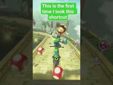 Epic Shortcut Showdown in ? Block Ruins! #shorts #mario #mariokartworld