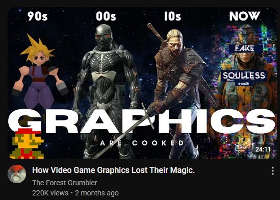 "How Video Game Graphics Lost Their Magic"