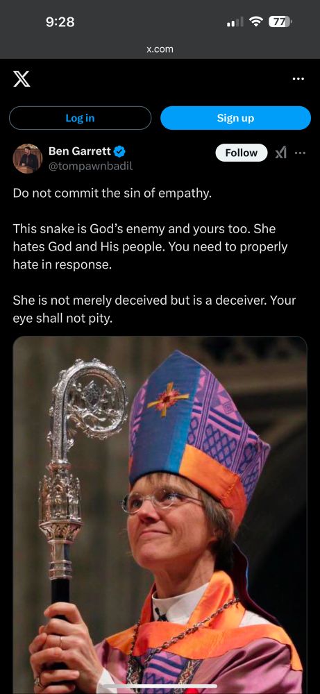 The sin of empathy? Are you kidding me?

No stronger form of hate than “Christian love.”