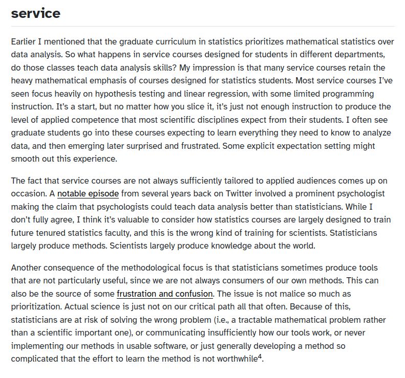 Screenshot of the text of the linked blogpost 3/4