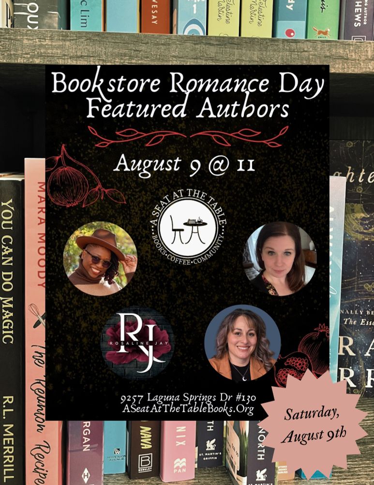 Local Authors Market
11 am August 9th
A Seat At The Table Bookstore