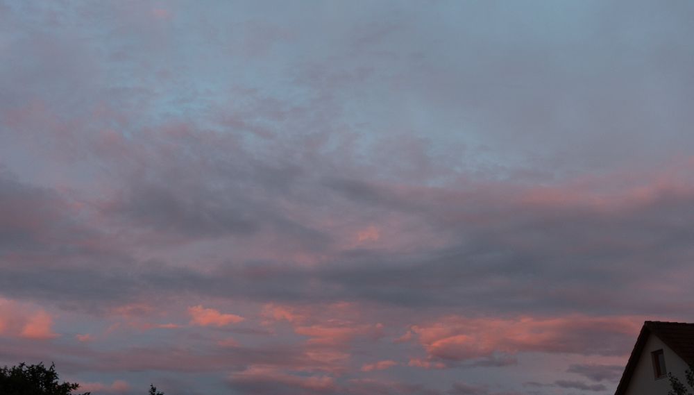 Abendröte.