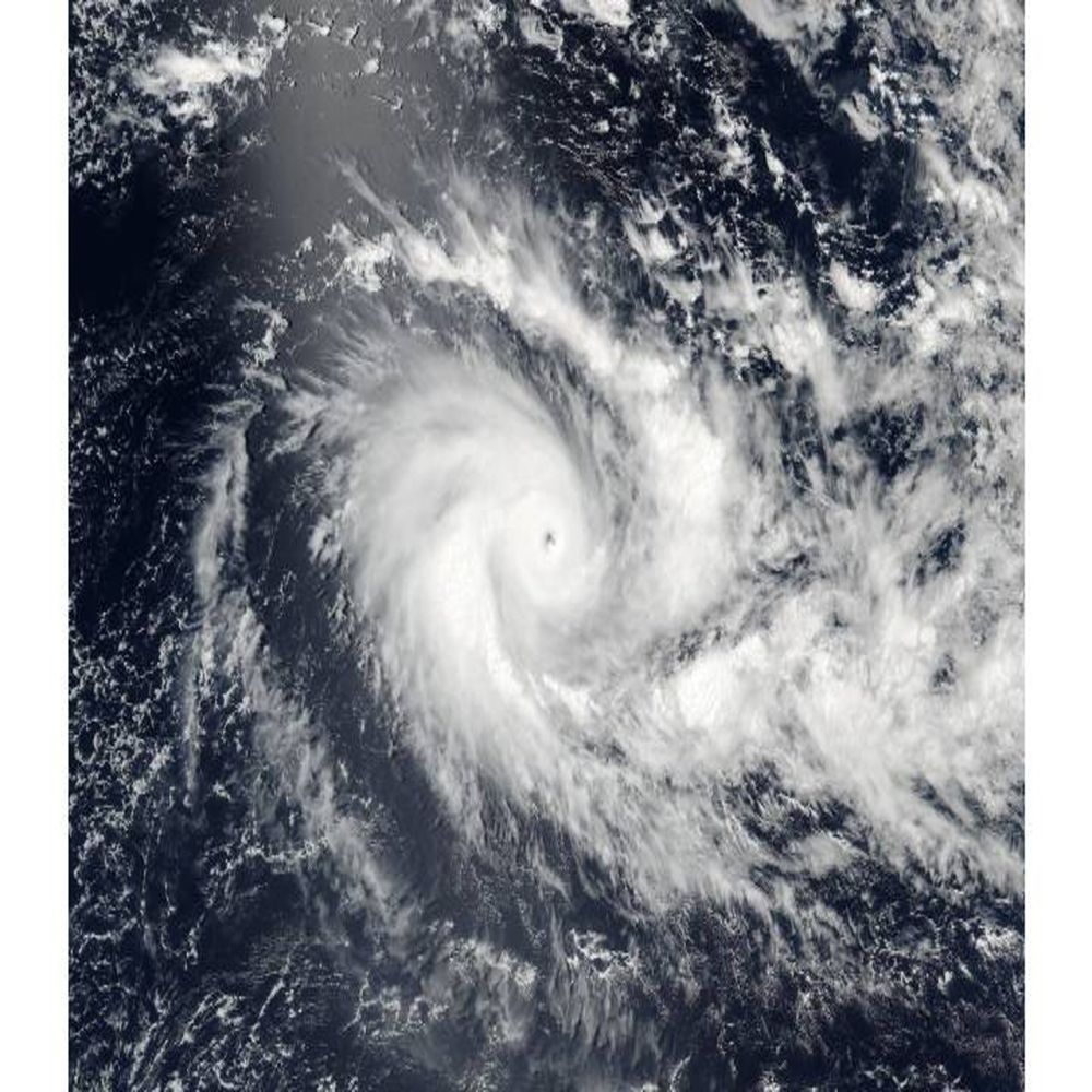 Tropical Cyclone Emeraude (15S) in the Indian Ocean