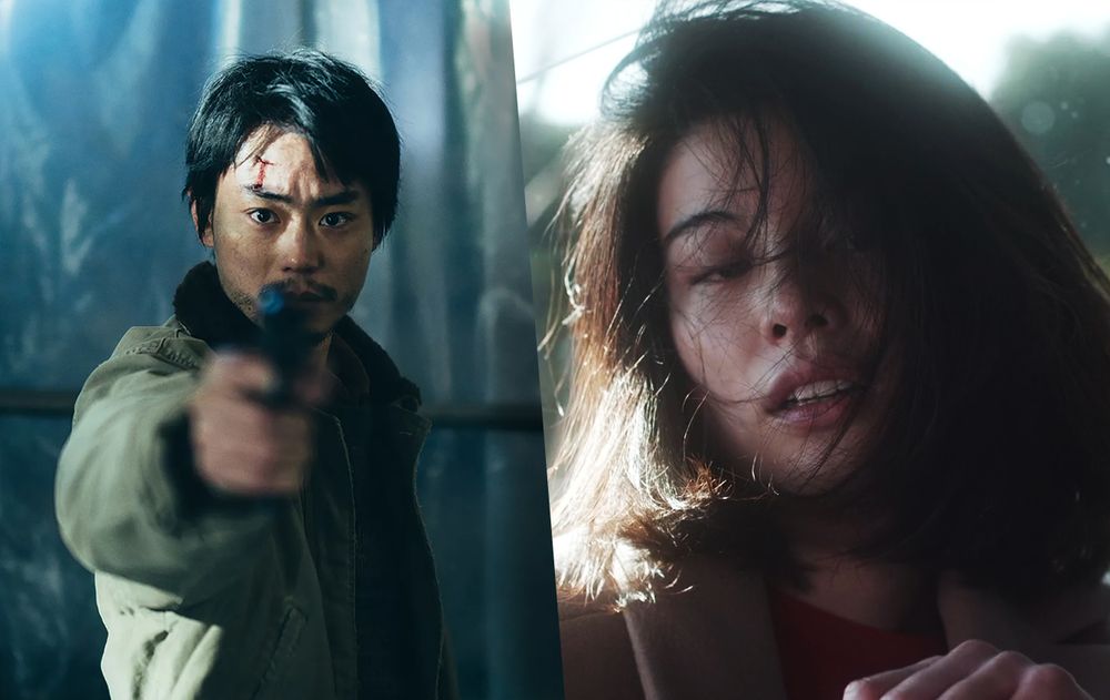 imagem: montagem com cenas dos filmes Cloud e Sexual Drive