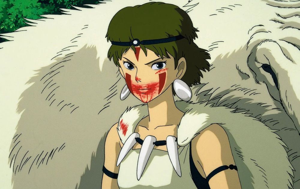imagem: ilustração de Princesa Mononoke