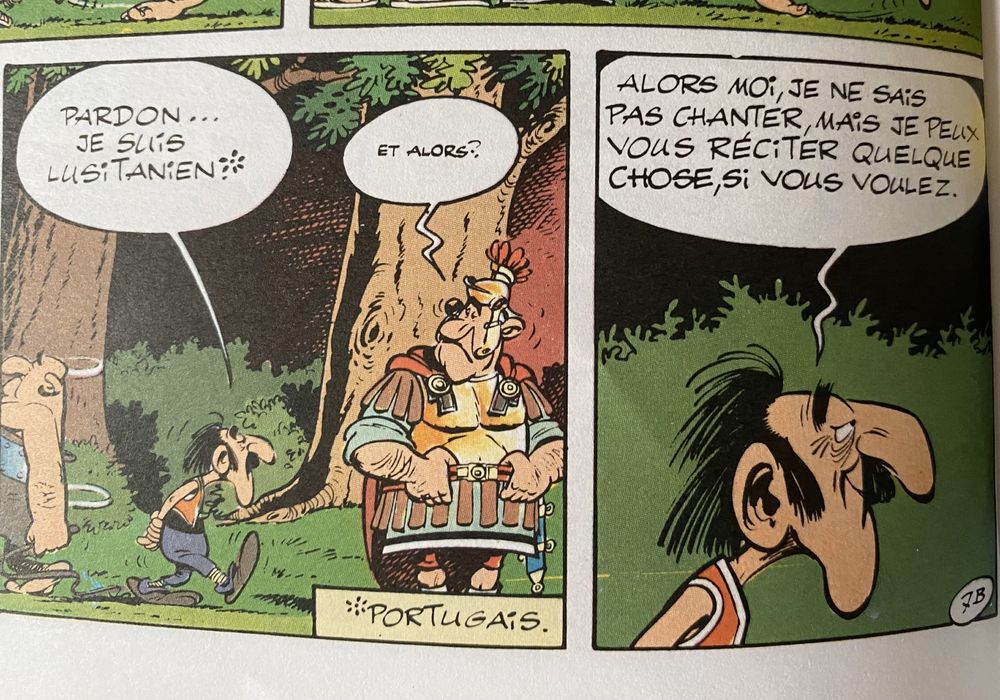 Extrait de la Bande dessinée Astérix et Obélix "le domaine des dieux" 