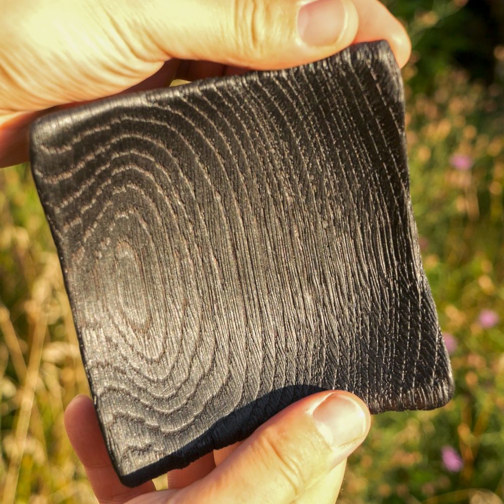 Surface after applying hard wax oil. The shine is pretty nice, especially in bright sunlight.