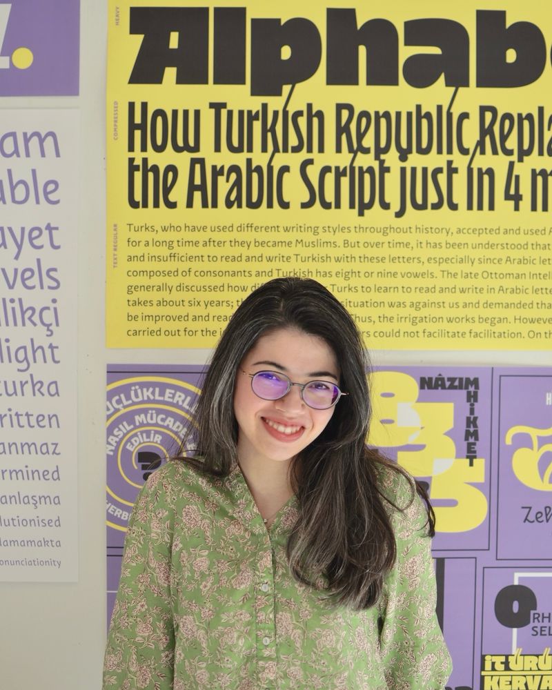 Type designer Yaprak Buse Çağlar