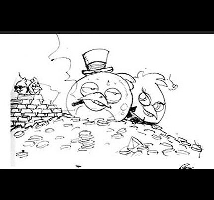 "Used to work in the Angry Birds animation world. Those were the times uu babe! (just found an old doodle)"
Drawn by: Janne Hermanni Korsumäki
Source: https://www.instagram.com/p/DChJ149tHtY/