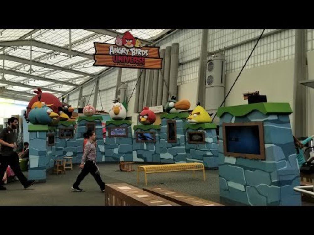 4K New York Hall Of Science Brand New ANGRY BIRDS UNIVERSE Exhibit FIRST DAY Full Tour