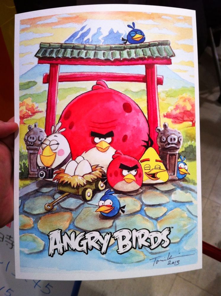 Fully new artwork made for the event, also by Toni Kysenius, these were given out to certain people in the audience at the event.