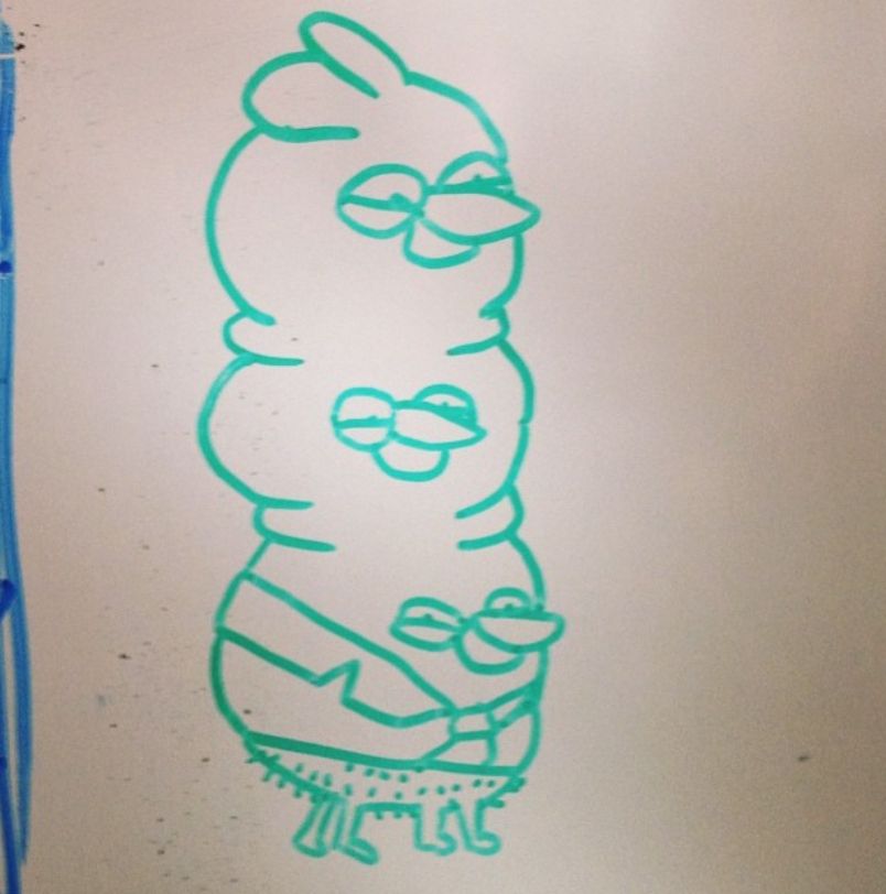 "#rovioanimation #kerrosblues #scholeofchunk #mondayattheoffice"
Drawn by: Sanna Myllykangas
Source: https://www.instagram.com/p/qa-0N6OUTq/
