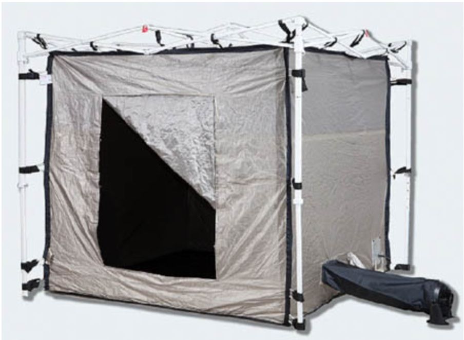 It's a portable Faraday Cage. Should some enthusiastic AI users be forced to live in them? I'll let you be the judge of that.
