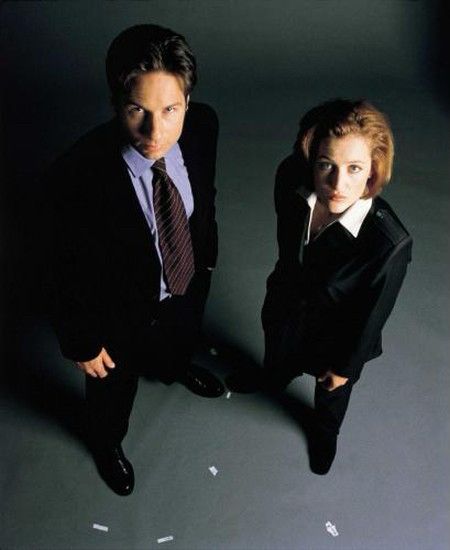 David Duchovny and Gillian Anderson