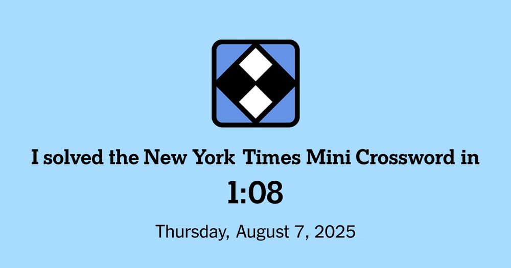 All the fun of the larger New York Times Crossword, but you can solve it in seconds.