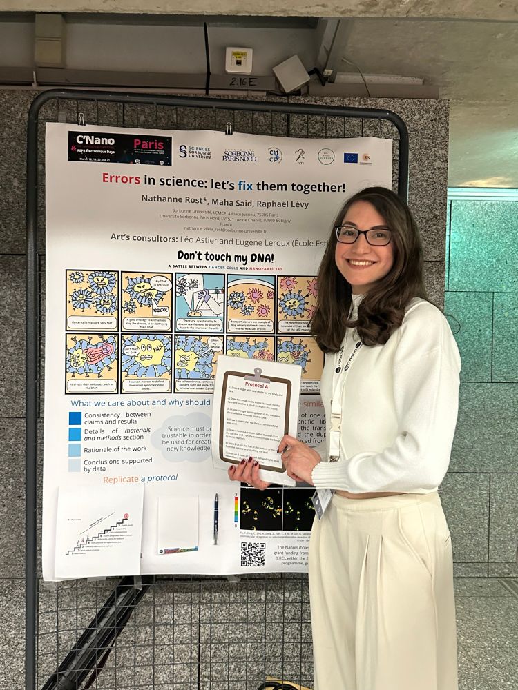 Nathanne Rost’s poster presentation. 