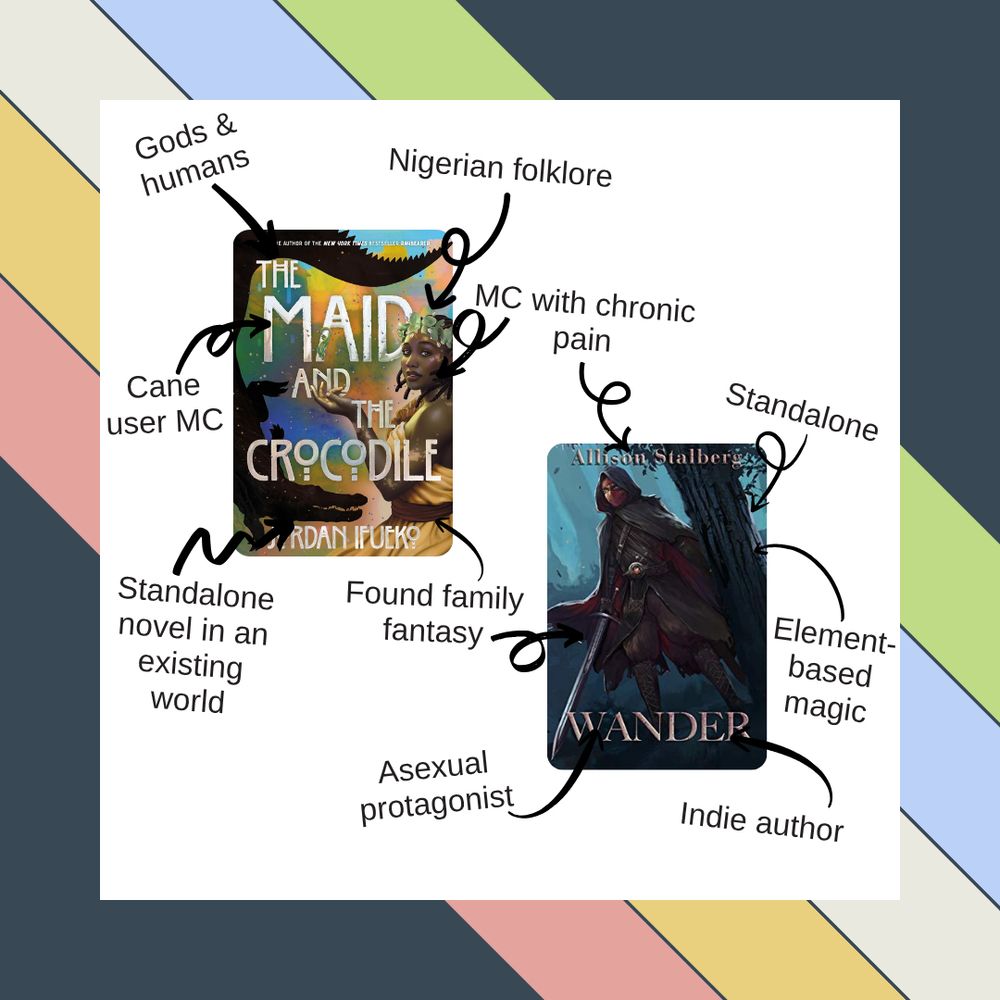The Maid & the Crocodile (chronic pain & cane use) and Wander (chronic pain)