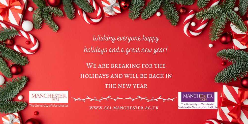 A red Christmas image with text