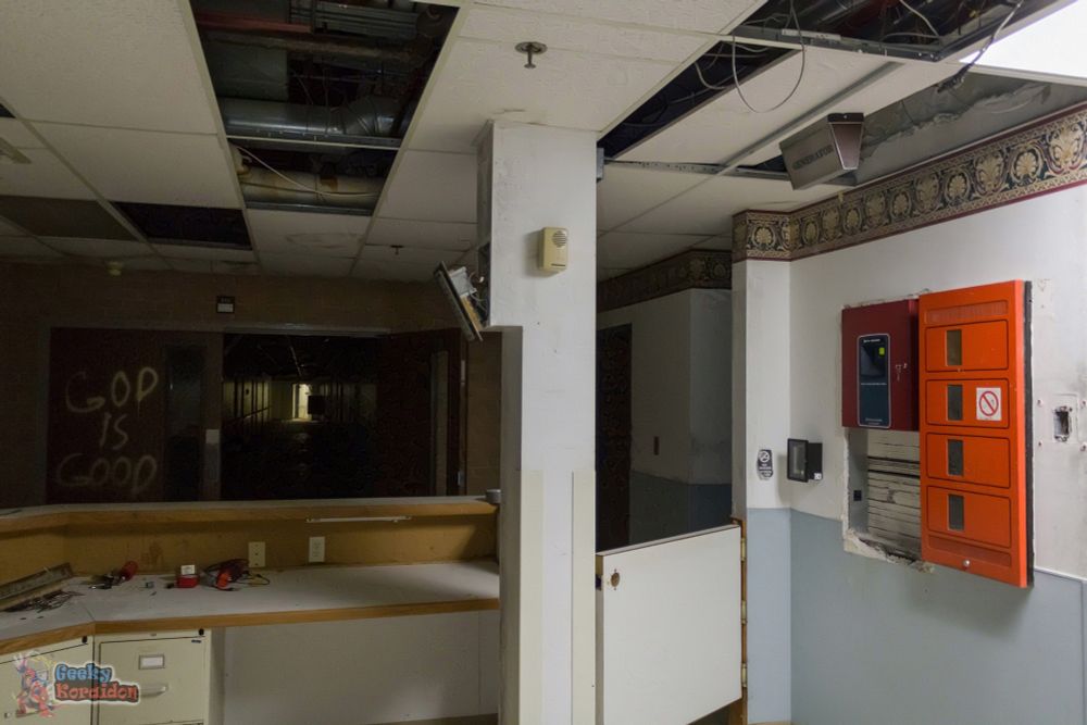 Office lobby.