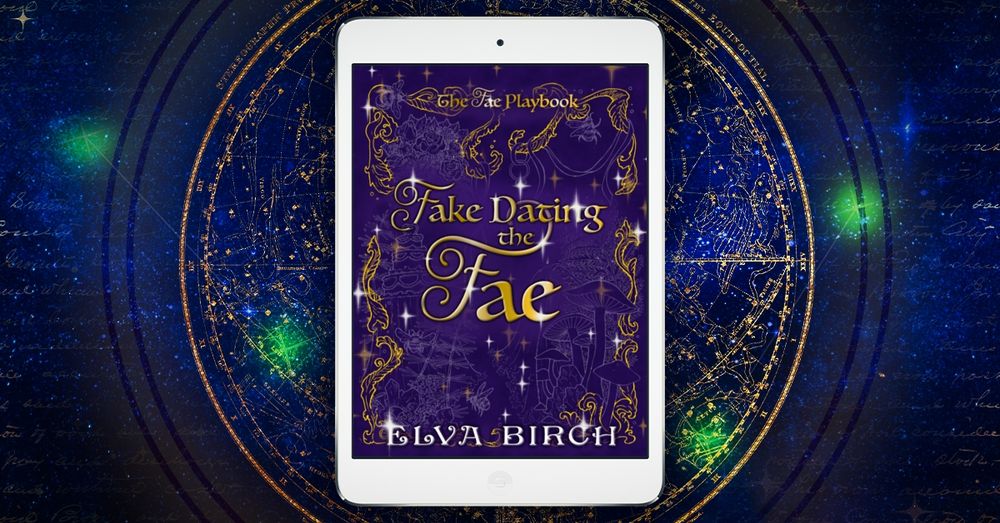 Sparkly cover for Fake Dating the Fae