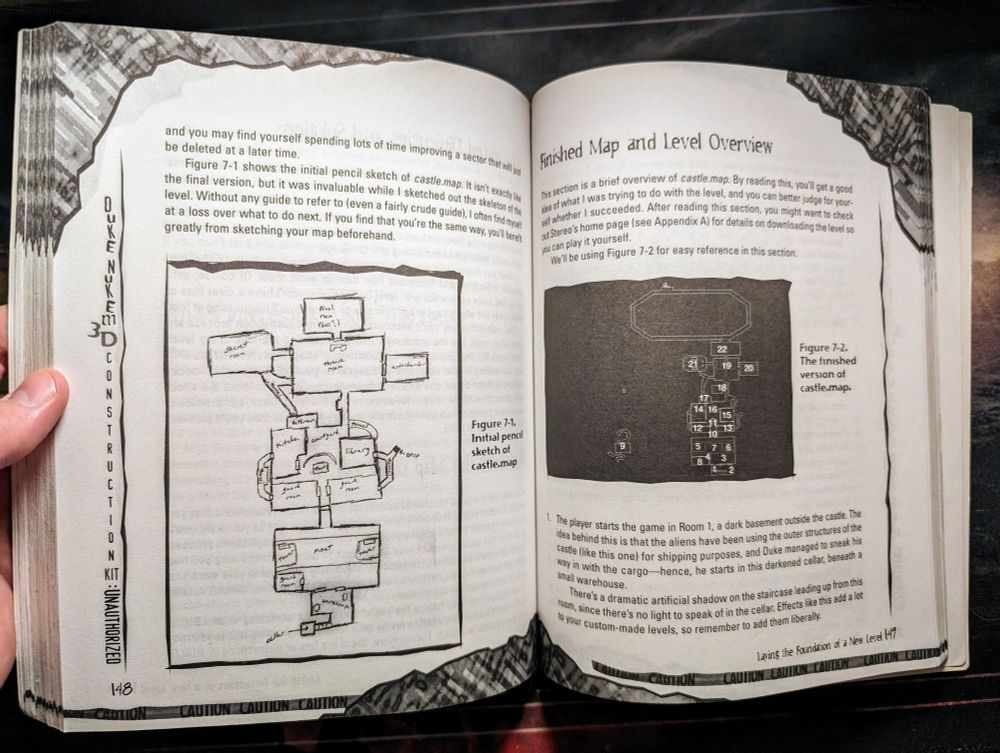 Pic of inside the Duke book