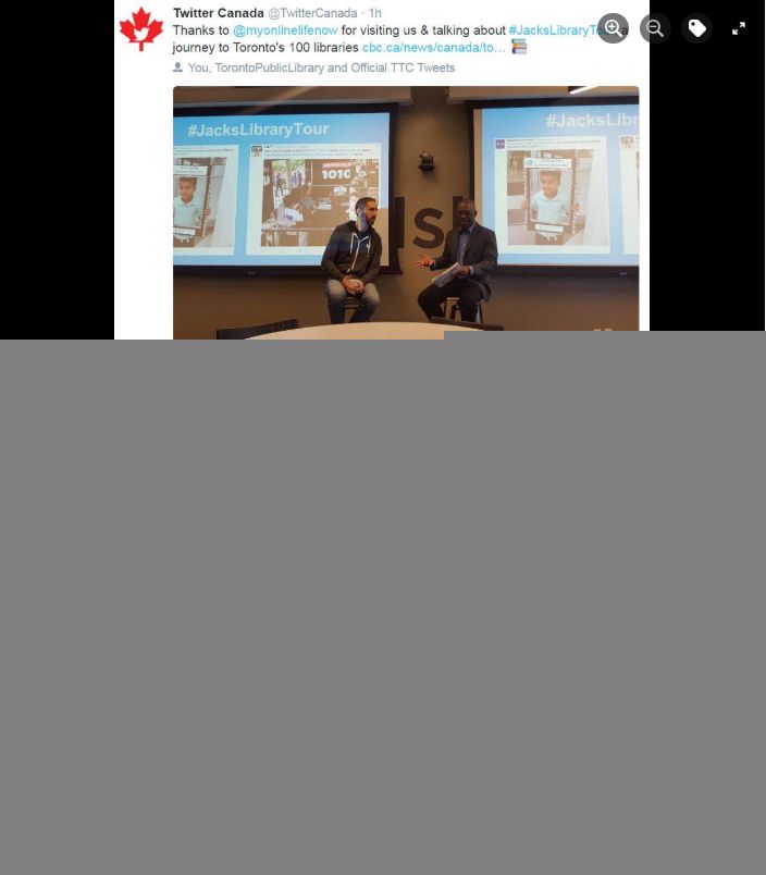 Sitting down with Cam Gordon at Twitter Canada HQ to talk about #JacksLibraryTour

Oct 7th, 2016
Made it out to Twitter Canada this morning to talk about #JacksLibraryTour, Toronto Public Library, Daniel Rotsztain and transit above Bloor Street. A very different offering when you don't have subway service, limited streetcar (sans St. Clair) and waiting on packed buses. Shouldn't take 5 hours to travel the length of Jane Street visiting 3 libraries. Will be writing a more in-depth dig into the wants and needs of transit users that live above the belt line. Some great people at #Twitter today. Huge thanks for the opportunity to share. See less