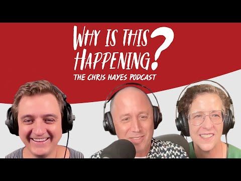 Image of three people with headphones on behind a microphone

Why is this Happening
The Chris Hayes Podcast