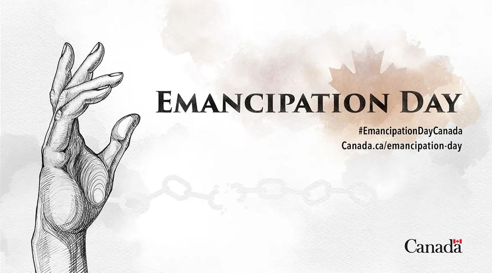 #EmancipationDayCanada
Canada.ca/emancipation-day