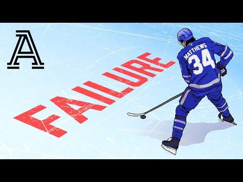 Illustration of a hockey player on the ice

On teh ice is written Failure