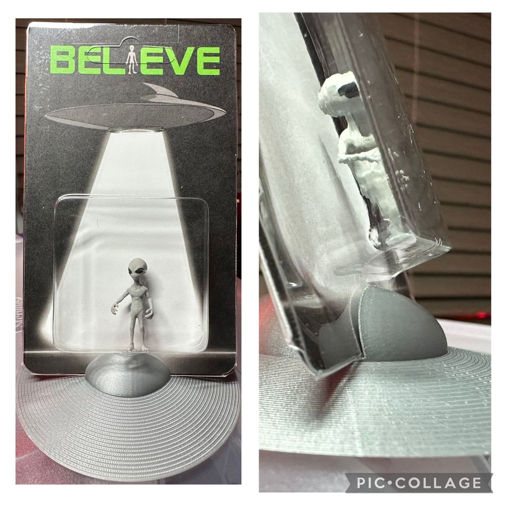 UFO stand for Crytpid Craftwork Minature Figure of a Grey Alien. 