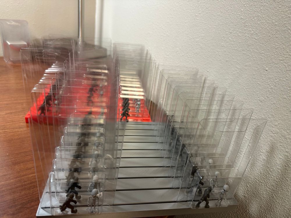 Assembling the miniature Cryptid Craftwork figures. 