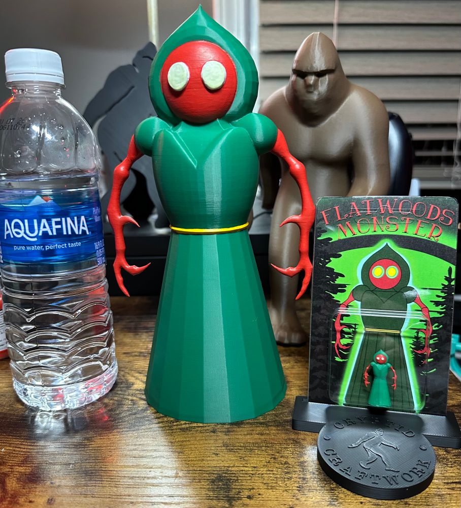 9” Tall Flatwoods Monster Figure