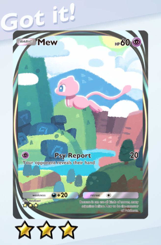 Mew from Pokémon TCG Pocket