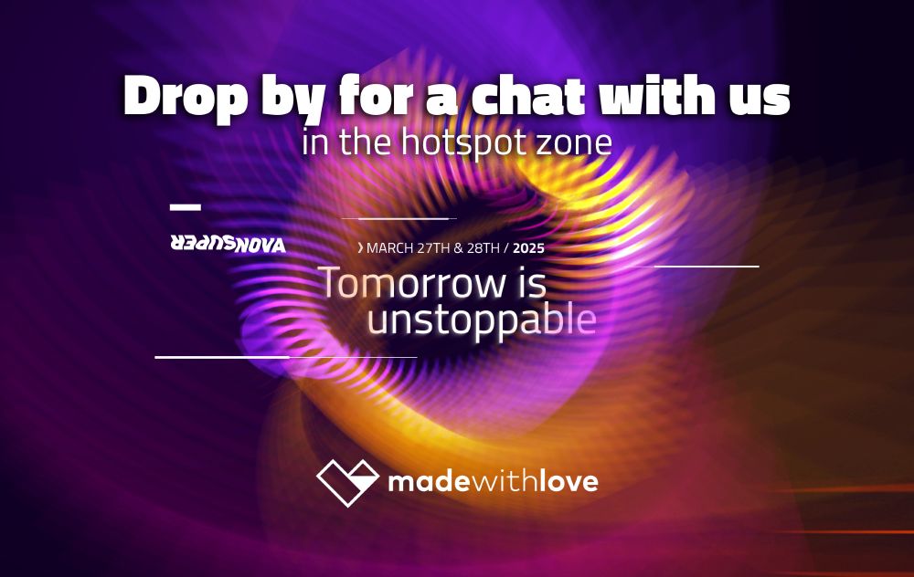 Heads-up and save-the-date! We'll be welcoming you at our hotspot at SuperNova in Antwerp on 27-28 March. Drop by for a chat with our CEO Andreas Creten and colleagues about your adventures in #SaaS. #SuperNova