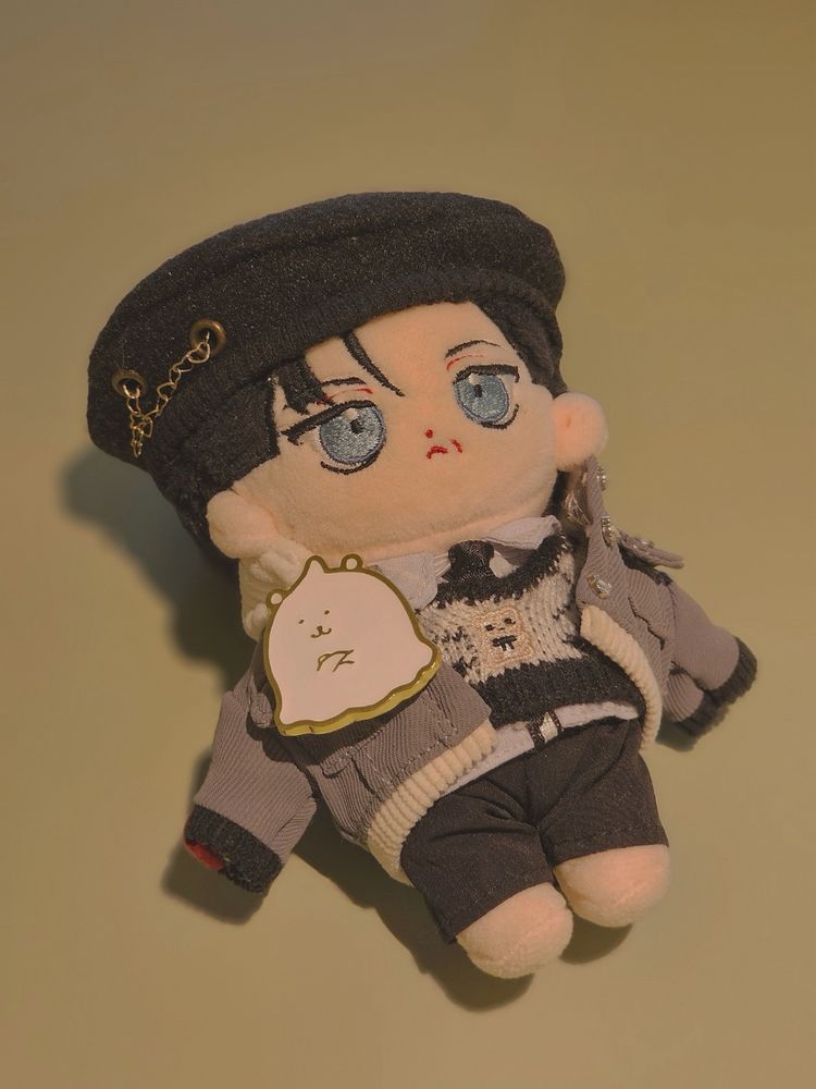 Flush doll, with ghost pin