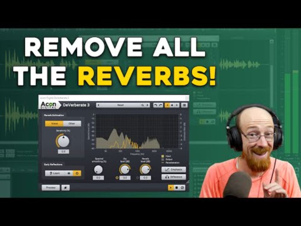 How to remove Reverb from any recording situation | ACON DeVerberate 3